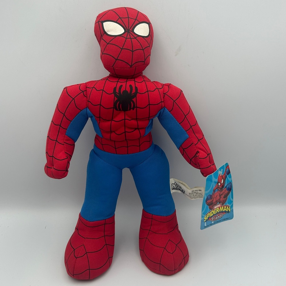 Sega 2009 Marvel Heroes Spider-Man & Friends Collection 1 Plush Prize 12" NWT
